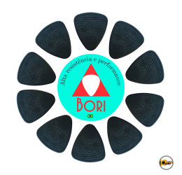 Palheta S.T.D Picker 1.14mm PRETA 10 unidades 